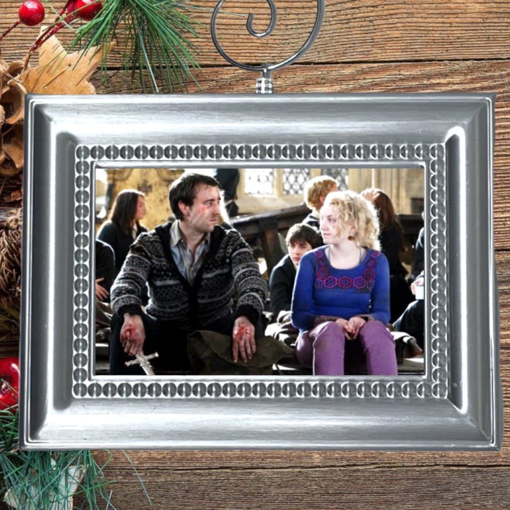Harry Potter Neville Longbottom & Luna Lovegood Christmas Tree Ornament